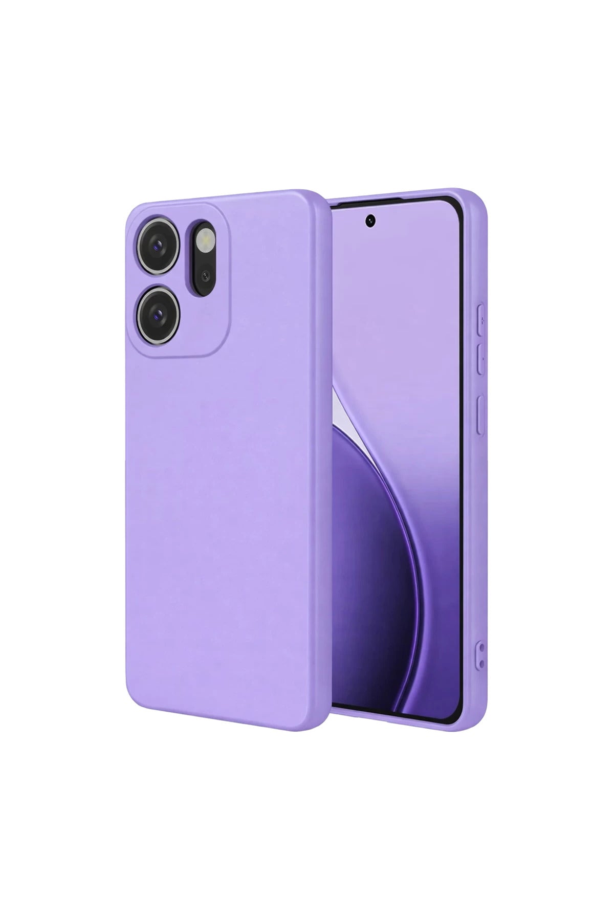 Oppo Reno 14F Uyumlu First Silikon - Lila