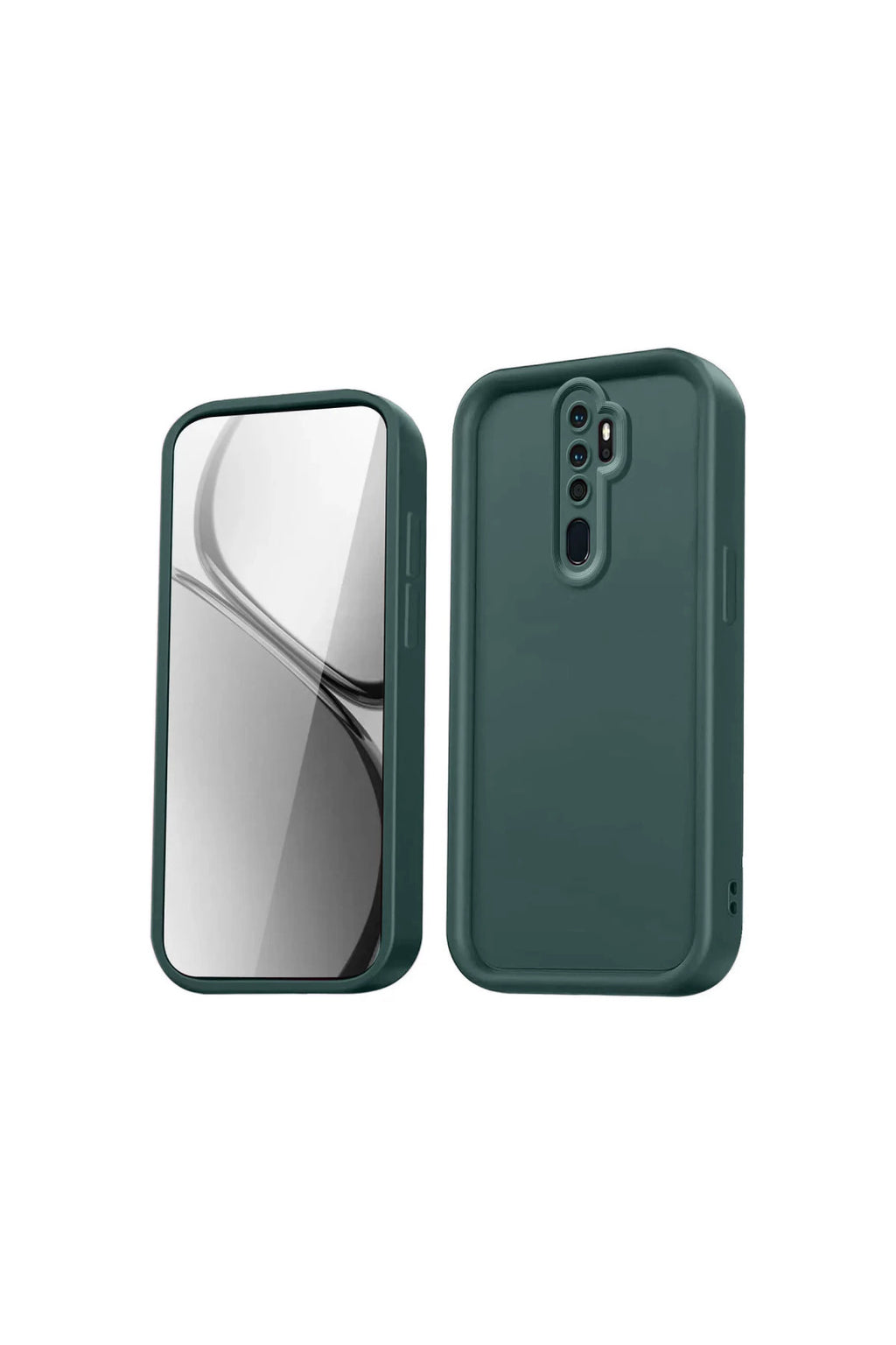Xiaomi Redmi Note 8 Pro Uyumlu Kılıf Viera Silikon - Koyu Yeşil