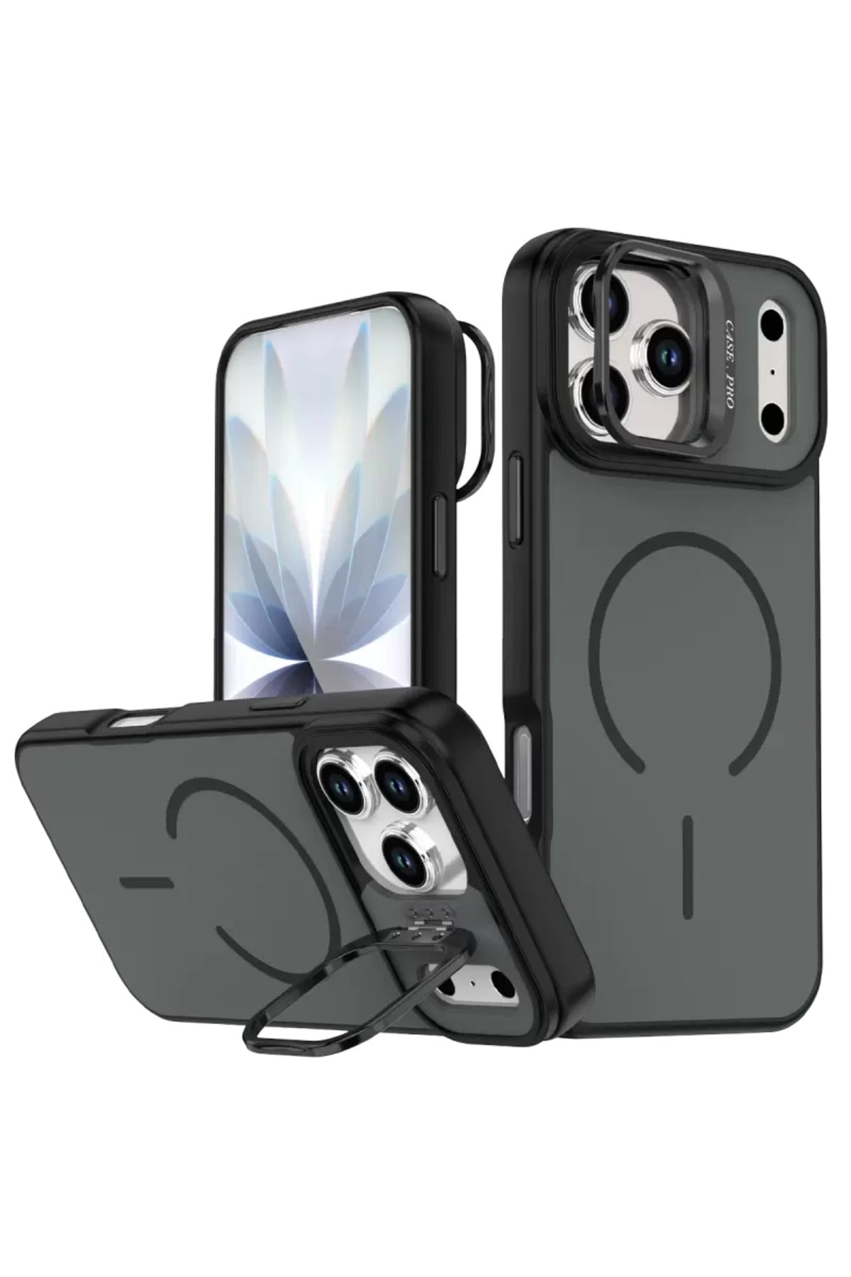 Joko Apple iPhone 17 Pro Uyumlu Flexa Magsafe Kapak - Siyah