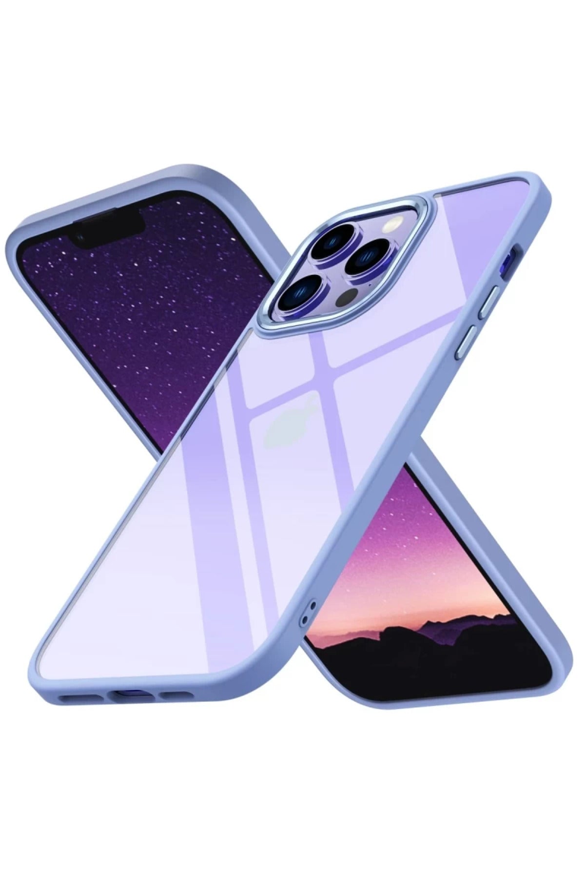 Apple iPhone 13 Pro Max Uyumlu Kılıf Power Silikon - Lila