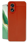 Oppo A38 Uyumlu Kılıf Auto Focus Kapak - Kırmızı