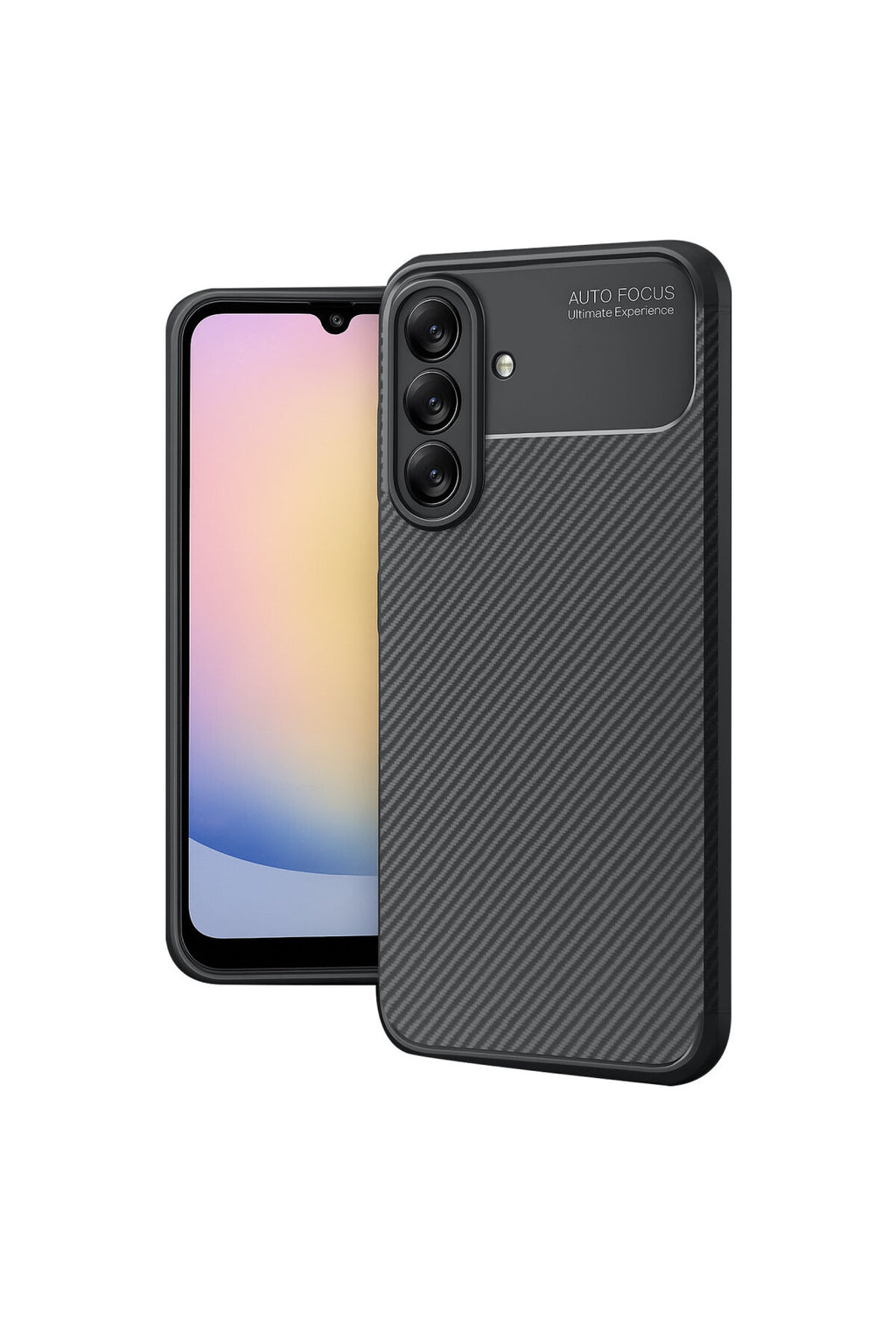 Samsung Galaxy A17 5G Uyumlu Auto Focus Karbon Kapak - Siyah