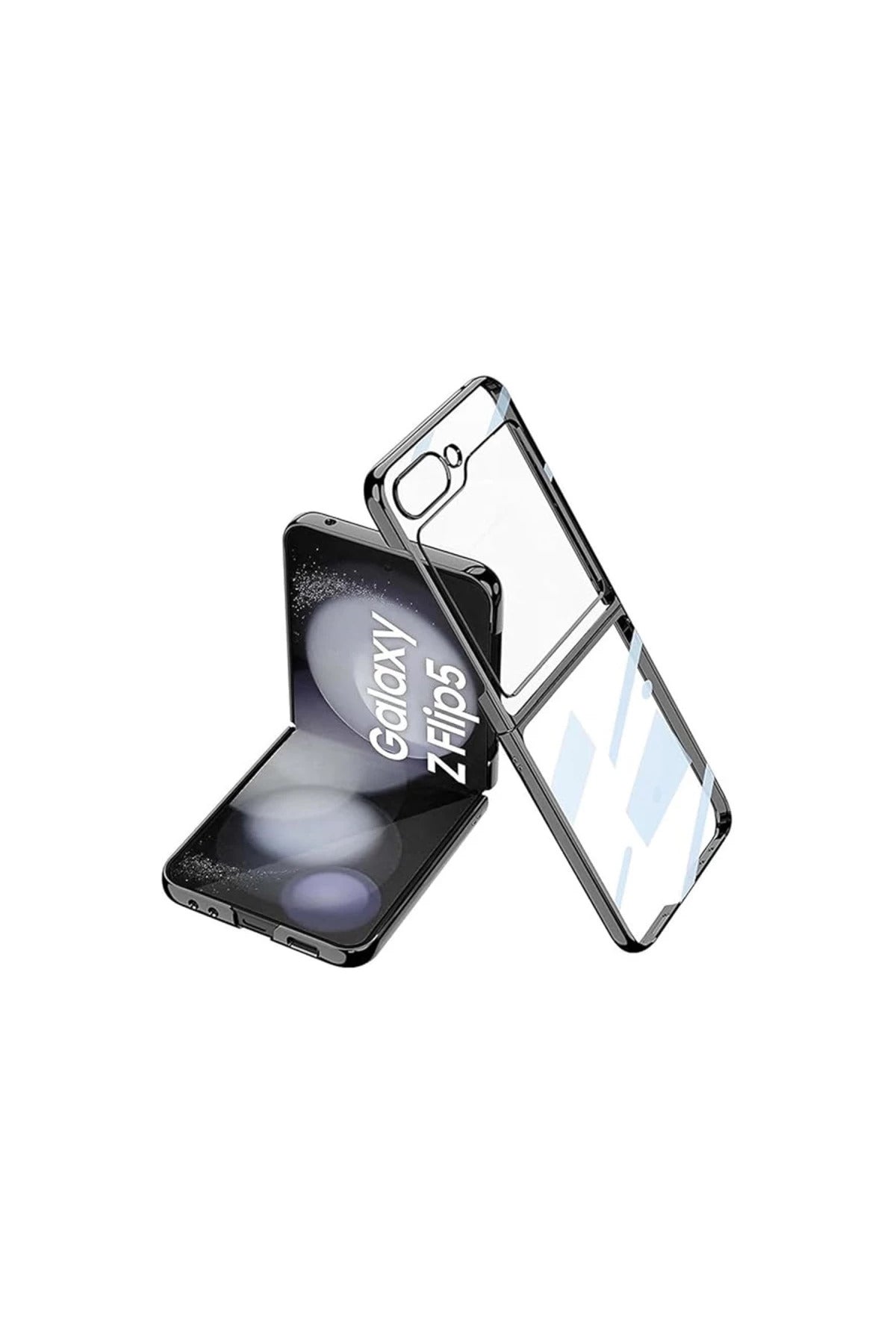 Samsung Galaxy Z Flip 5 Kılıf Fold Element Kapak - Siyah