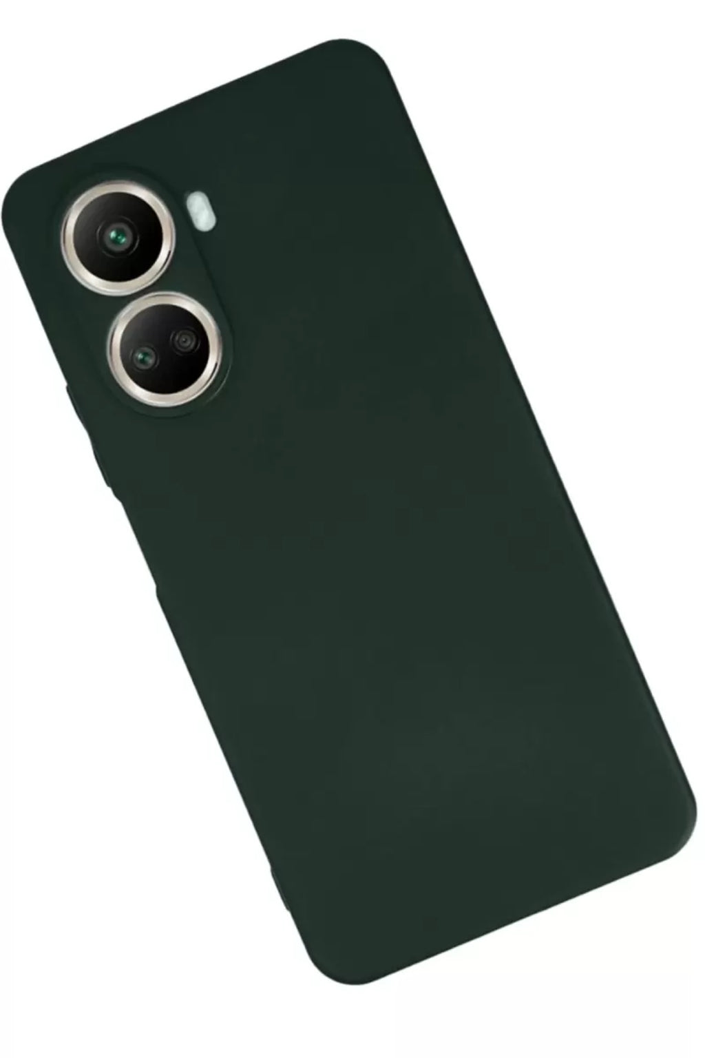 Huawei Nova 10 SE Uyumlu Kılıf First Silikon - Koyu Yeşil