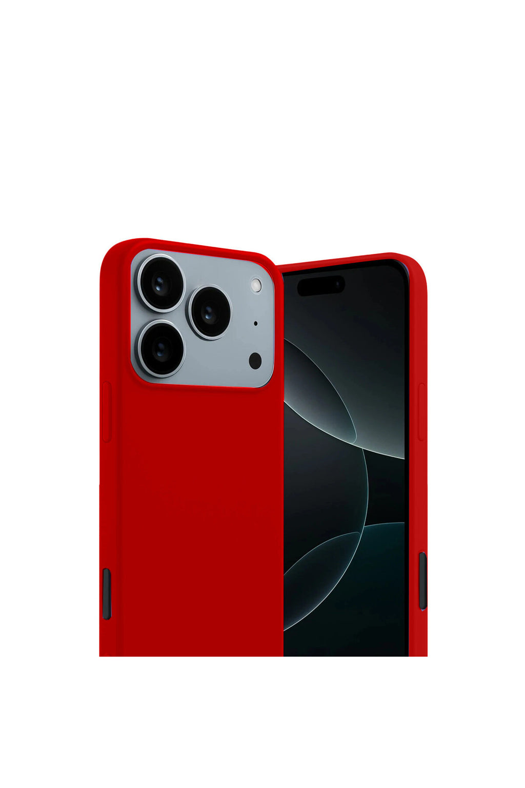 Apple iPhone 17 Pro Max Uyumlu First Silikon - Kırmızı