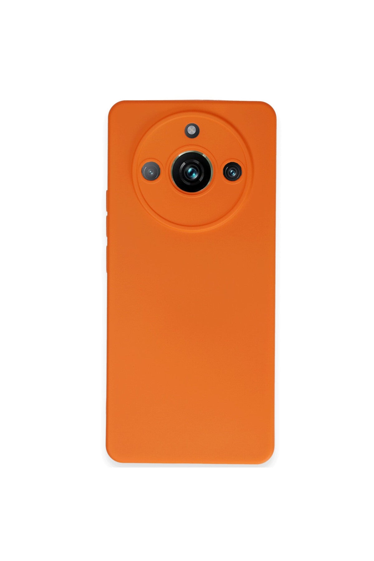 Realme 11 Pro Uyumlu Kılıf Nano içi Kadife Silikon - Turuncu