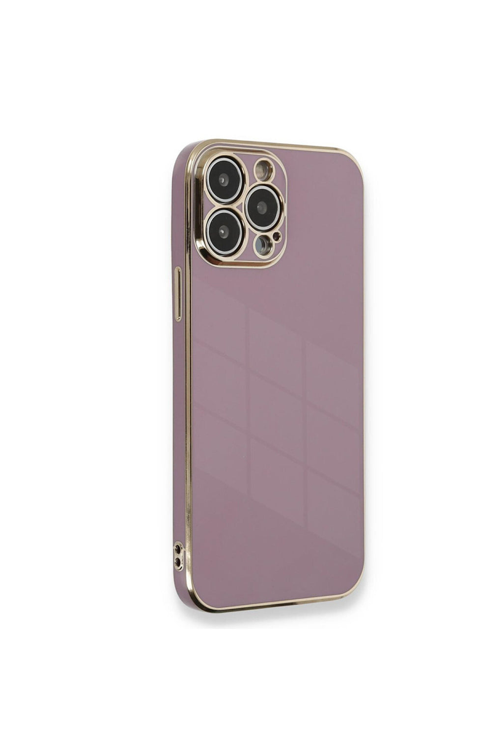 Apple iPhone 15 Pro Uyumlu Kılıf Volet Silikon - Mor