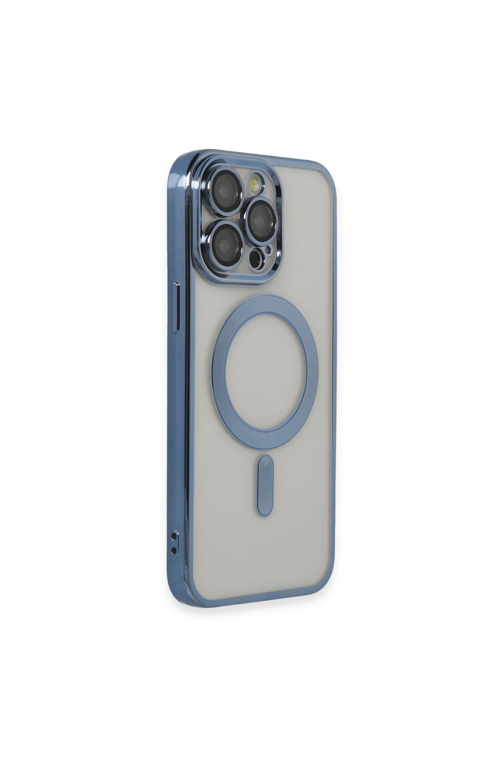 Apple iPhone 14 Pro Max Uyumlu Kılıf Kross Magneticsafe Kapak - Sierra Blue