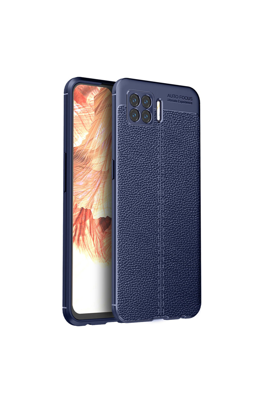Oppo A73 Uyumlu Kılıf Auto Focus Kapak - Lacivert