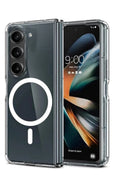Samsung Galaxy Z Fold 6 Kılıf Magneticsafe Şeffaf Silikon - Şeffaf