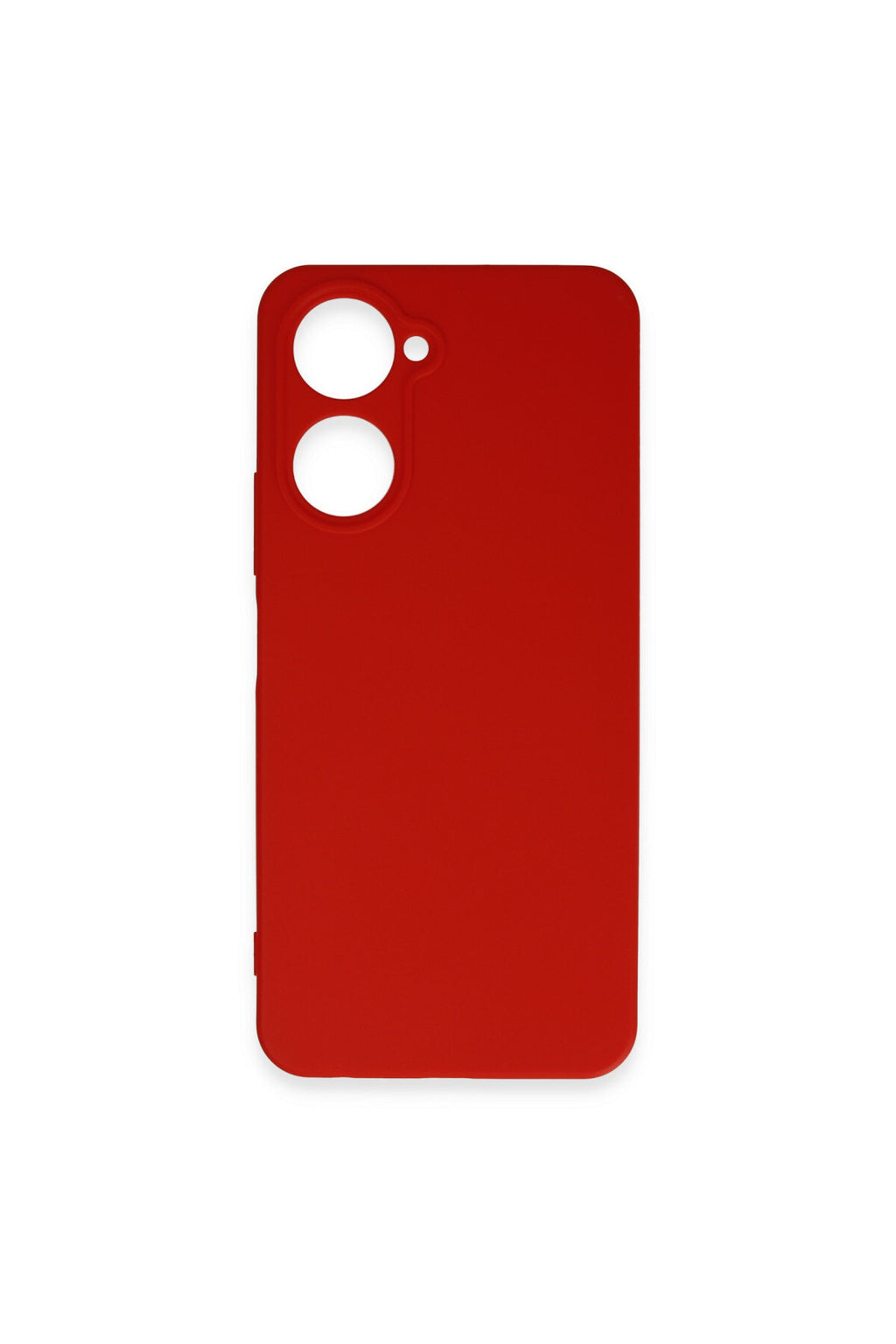 Vivo Y18 Uyumlu Kılıf First Silikon - Kırmızı