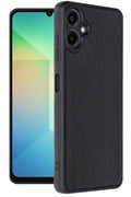Samsung Galaxy A06 Uyumlu Kılıf Aras Deri Kapak - Siyah