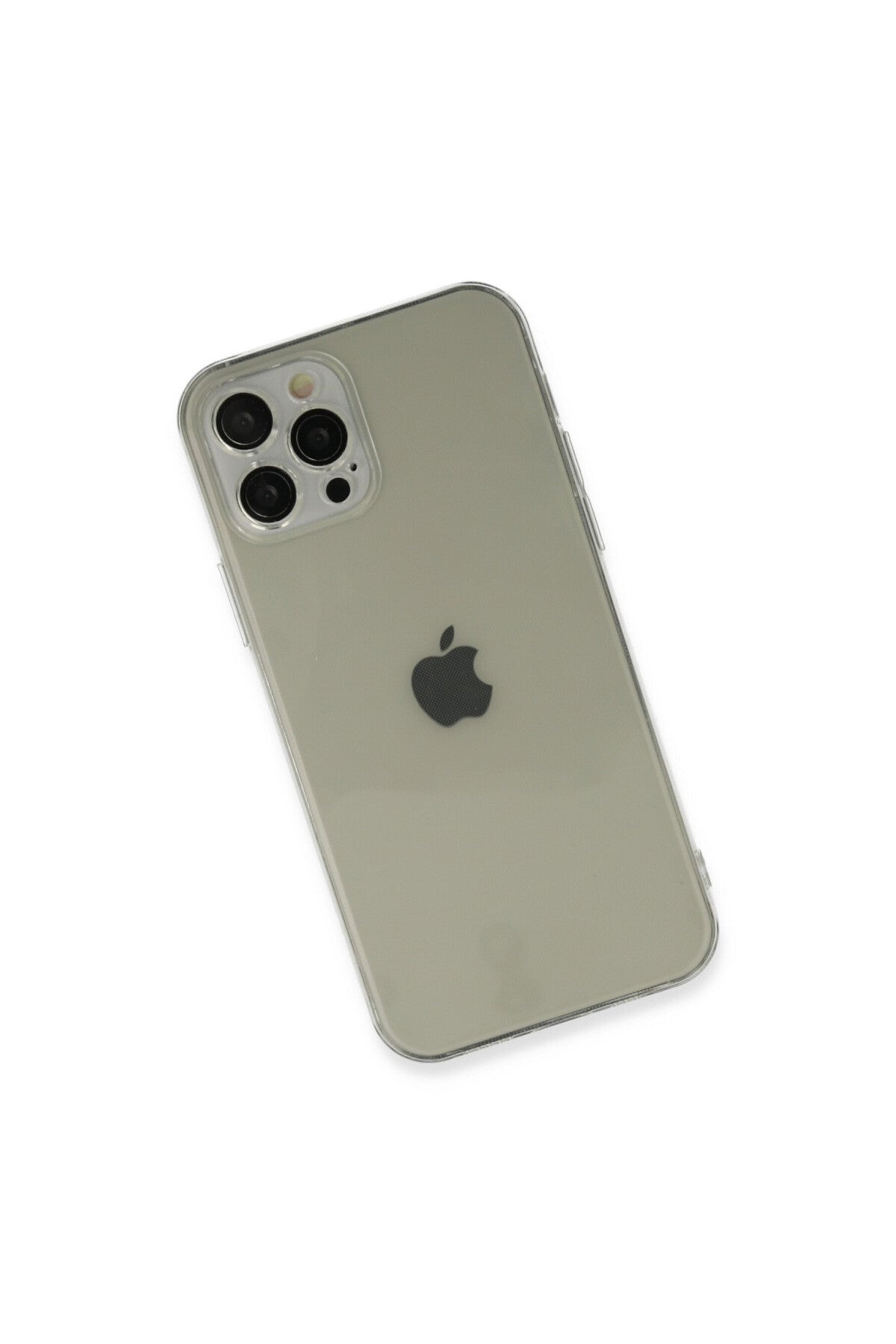 Apple iPhone 12 Pro Uyumlu Kılıf Fly Lens Silikon - Şeffaf