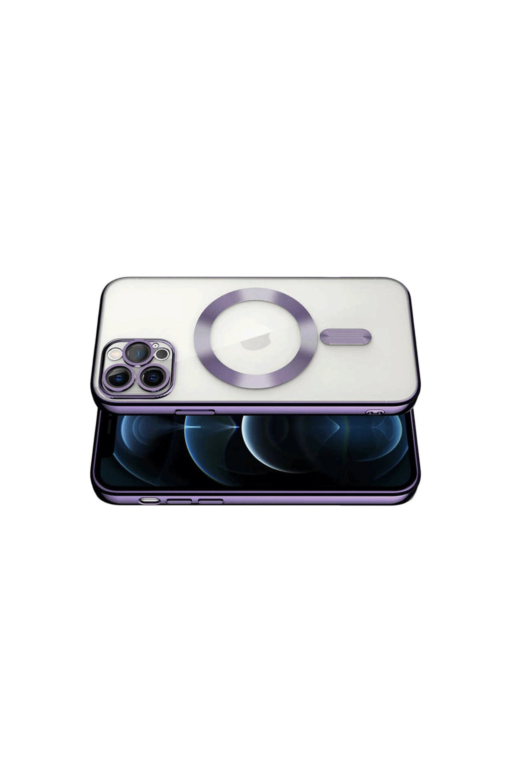 Apple iPhone 13 Pro Uyumlu Kılıf Kross Magneticsafe Kapak - Mor