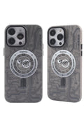 Apple iPhone 14 Pro Max Uyumlu Kılıf Apollo Magneticsafe Desenli Kapak - Apollo Siyah - 1