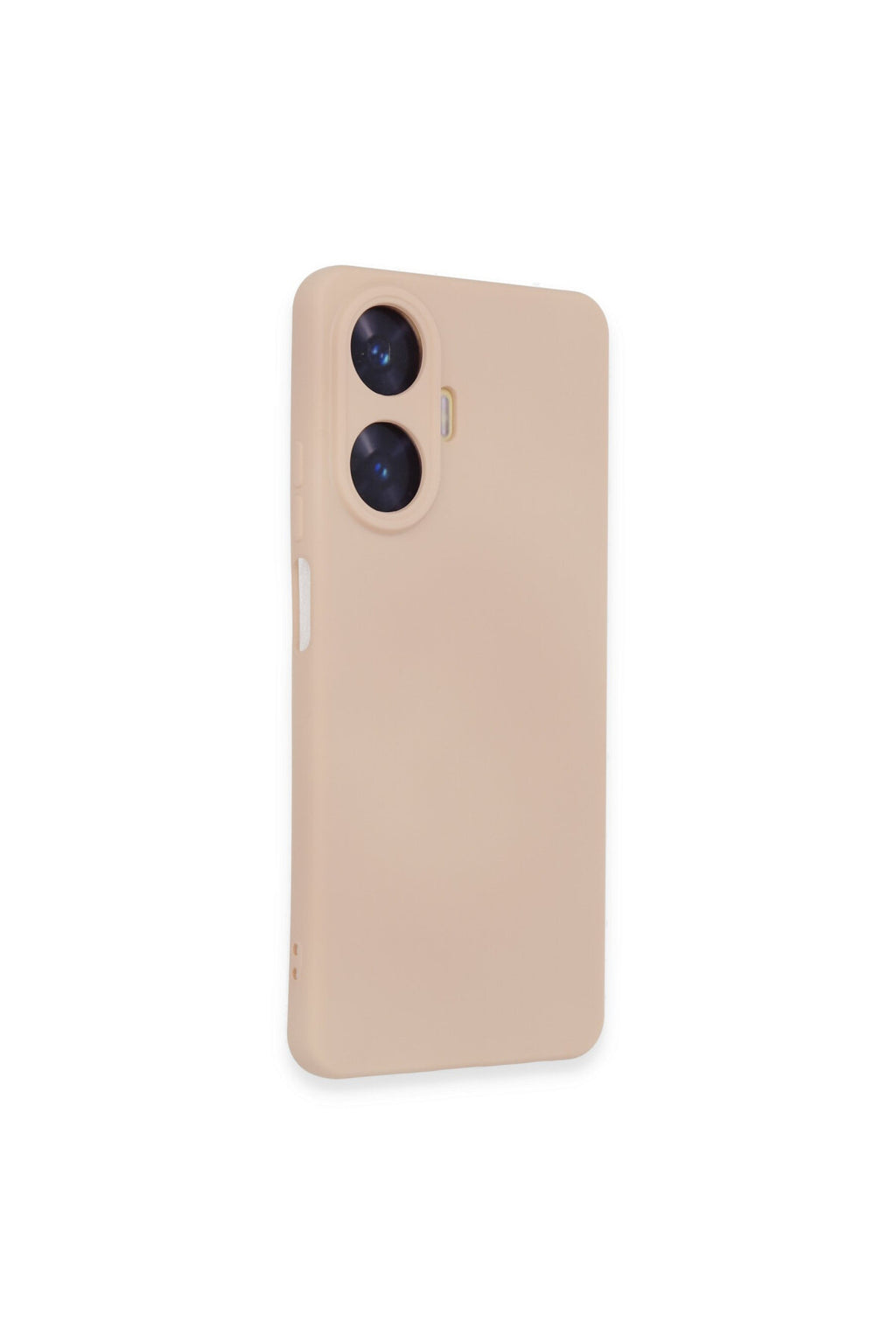 Realme C55 Uyumlu Kılıf Nano içi Kadife Silikon - Pudra