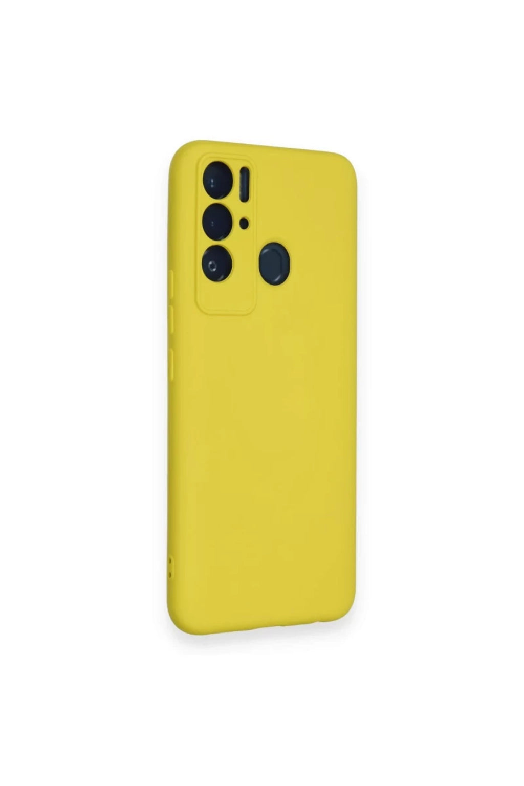Tecno Pova Neo Kılıf Nano içi Kadife Silikon - Sarı