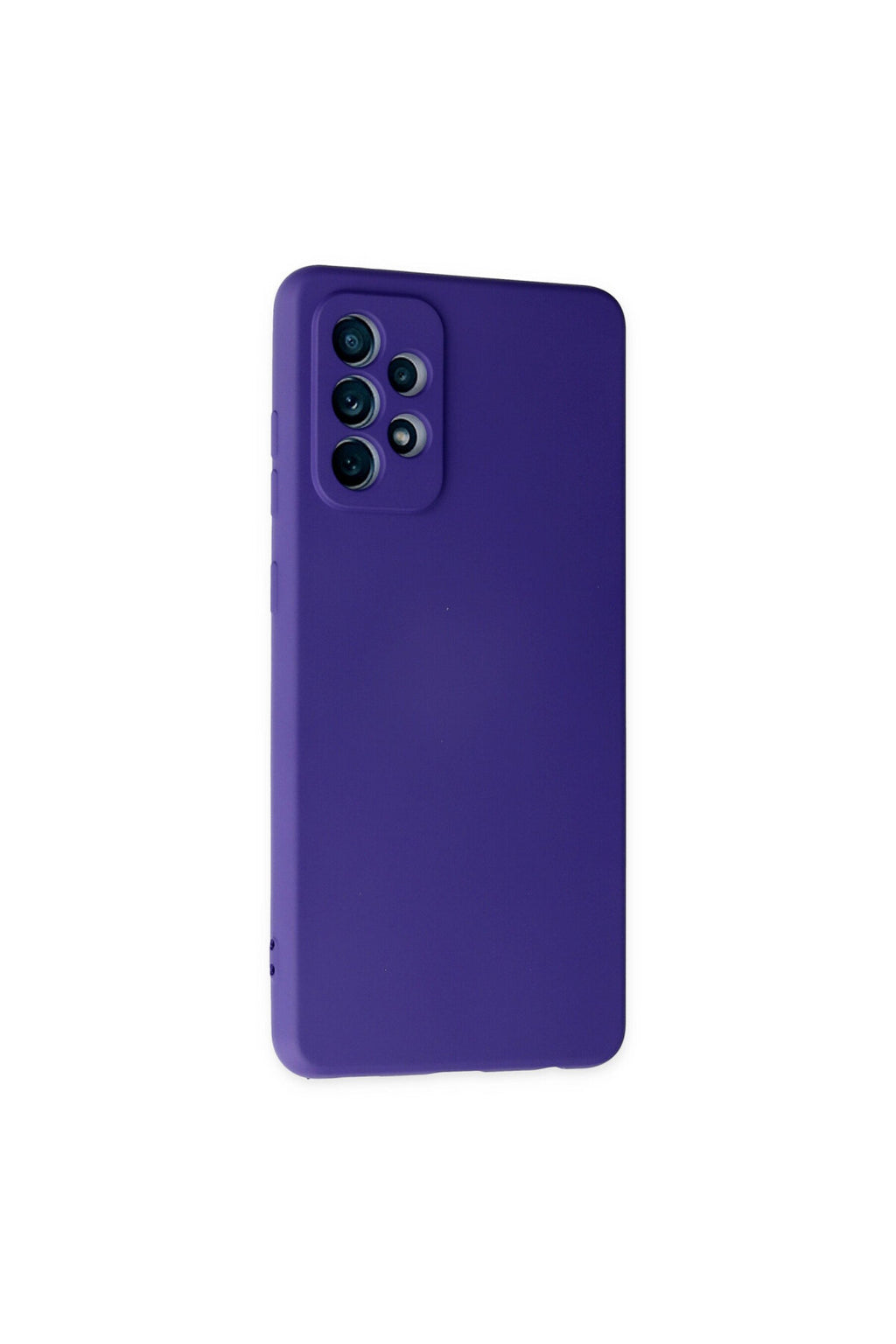 Samsung Galaxy A72 Uyumlu Kılıf Nano içi Kadife Silikon - Mor