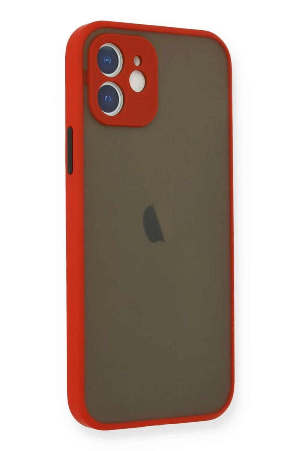 Apple iPhone 12 Mini Uyumlu Kılıf Montreal Silikon Kapak - Kırmızı