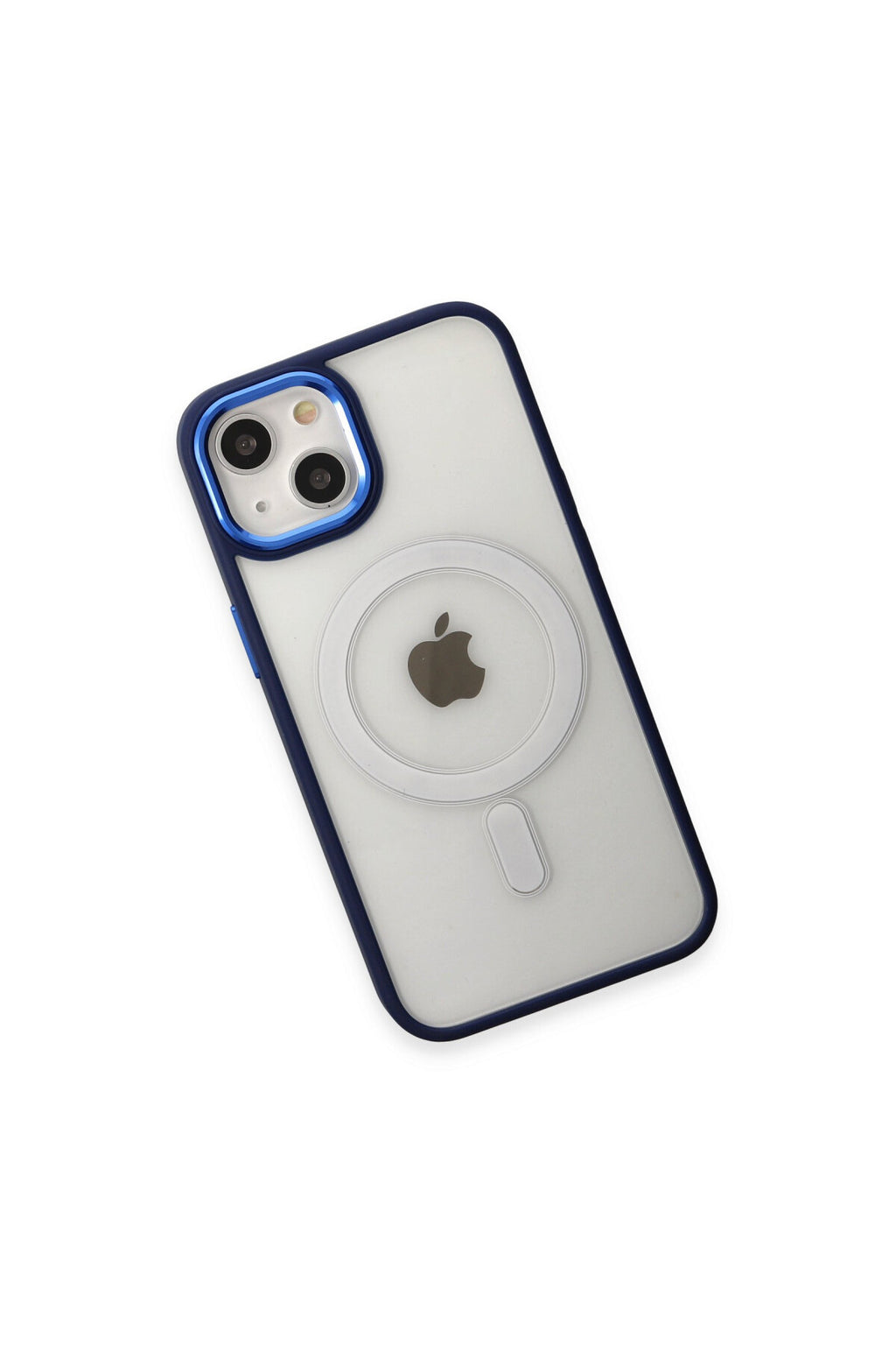 Apple iPhone 15 Pro Uyumlu Kılıf Room Magneticsafe Silikon - Lacivert