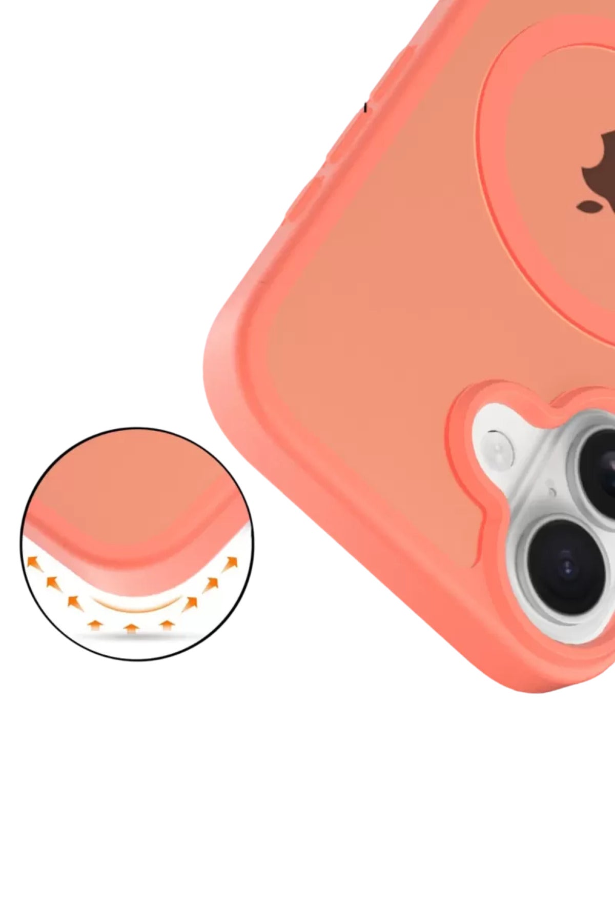 Joko Apple iPhone 17 Uyumlu Jota Magsafe Kapak - Turuncu