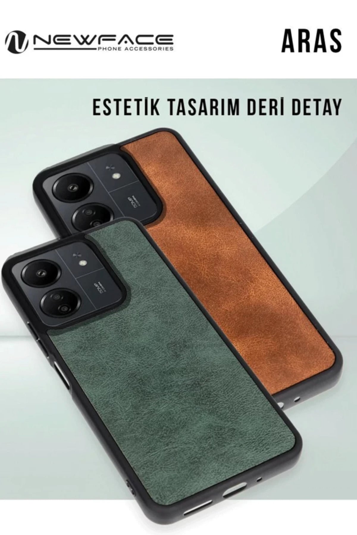 Samsung Galaxy A26 Uyumlu Kılıf Aras Deri Kapak - Siyah