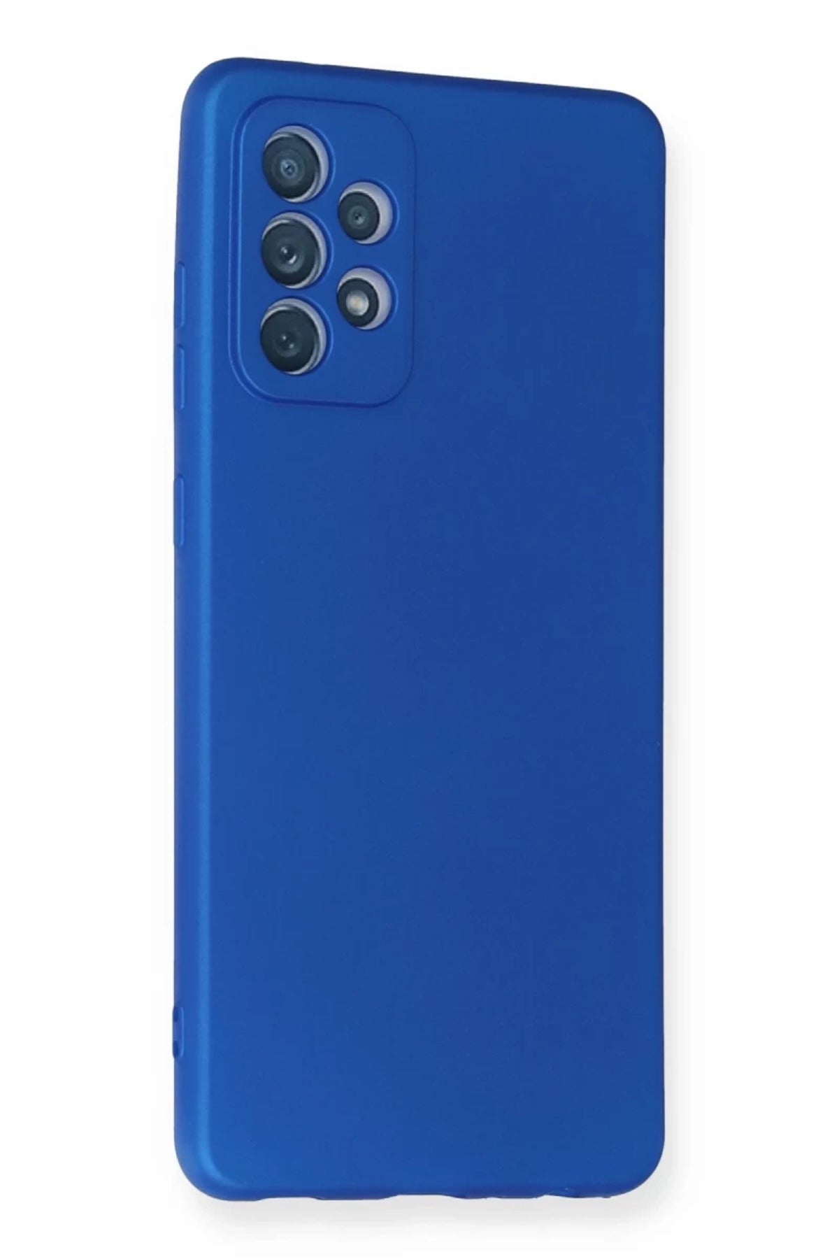 Samsung Galaxy A72 Uyumlu Kılıf First Silikon - Mavi