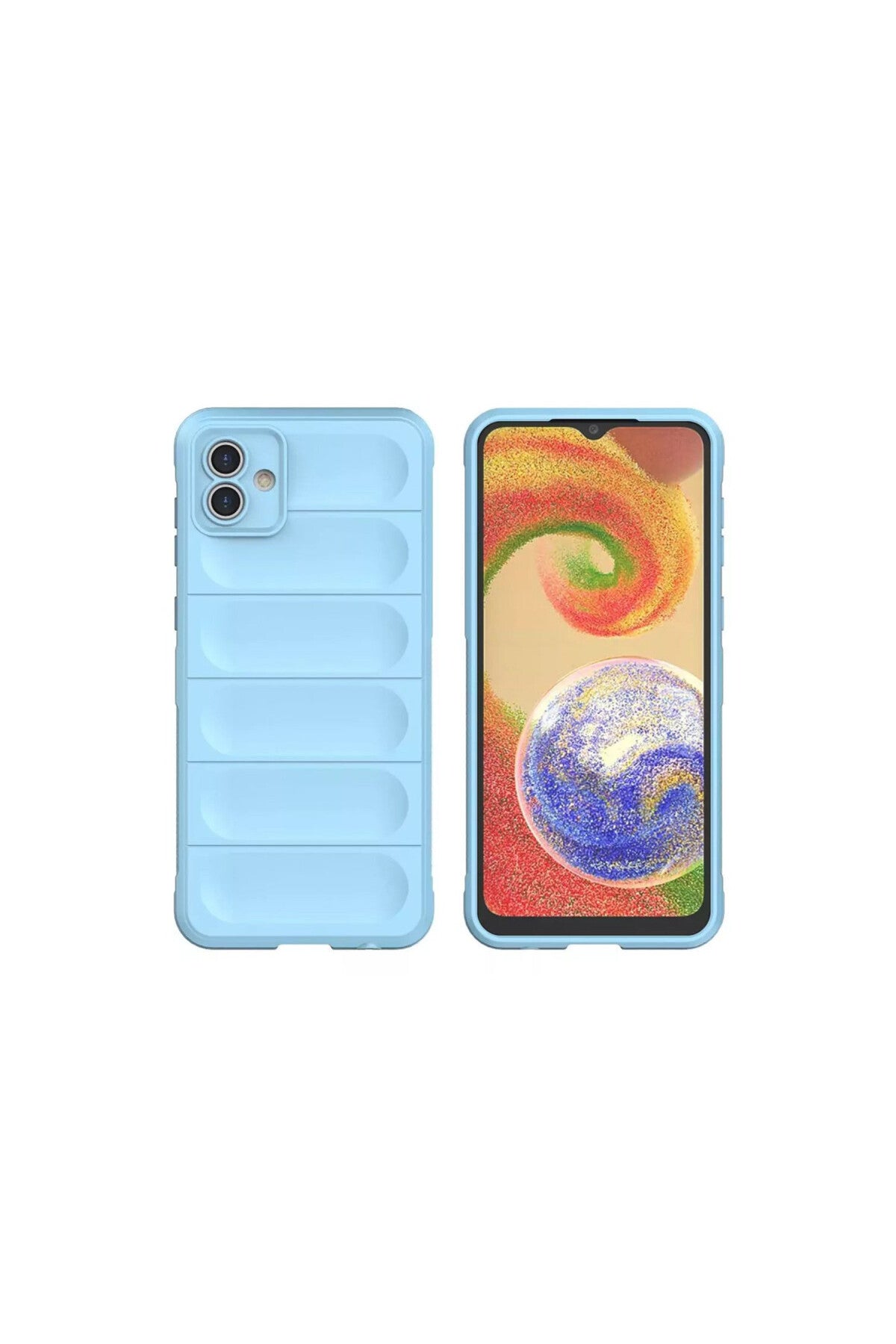 Samsung Galaxy A05 Uyumlu Kılıf Optimum Silikon - Sky Blue