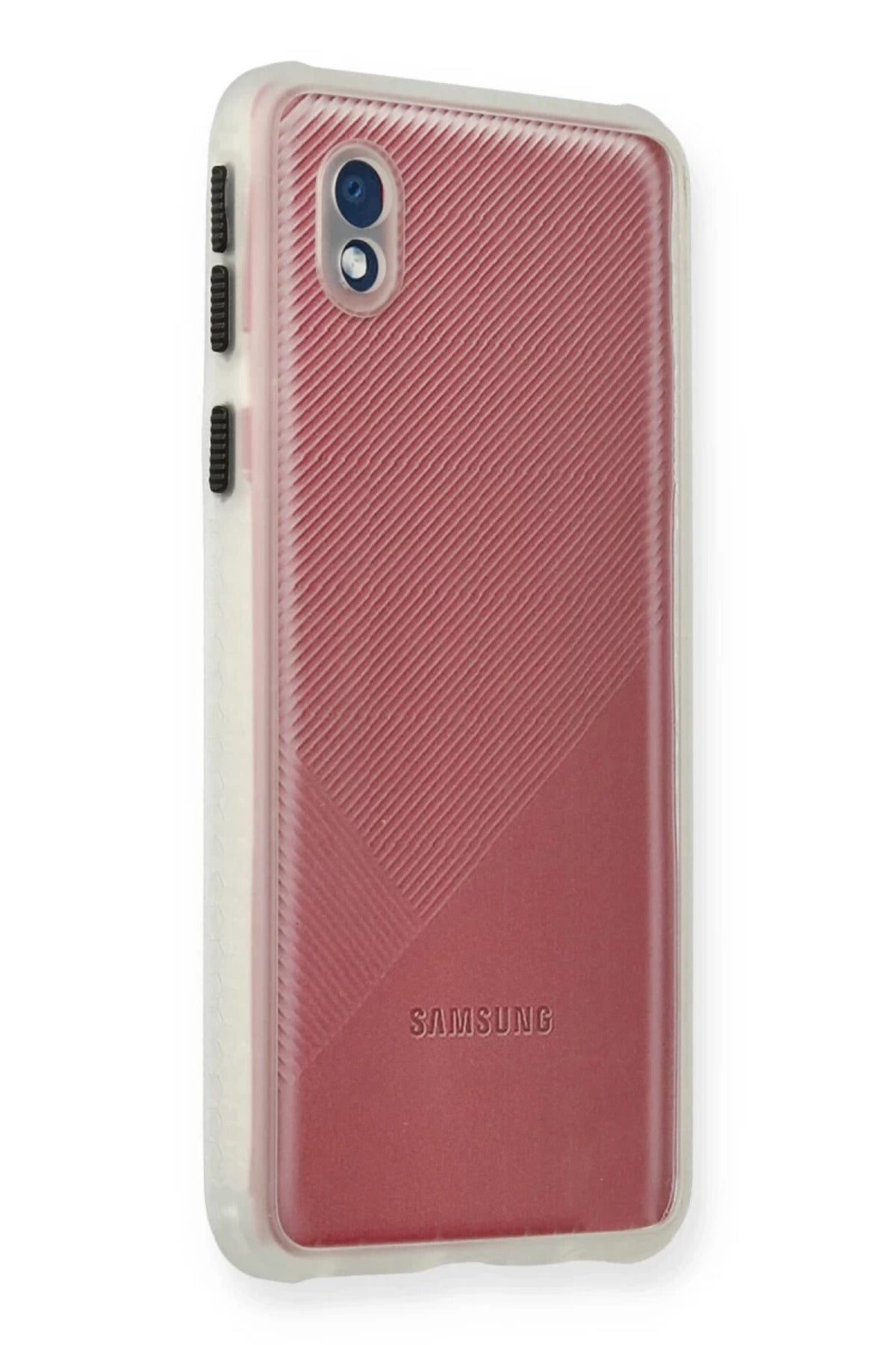 Samsung Galaxy A01 Core Uyumlu Kılıf Miami Şeffaf Silikon - Şeffaf