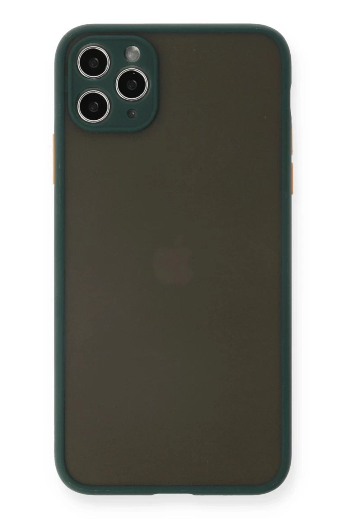 Apple iPhone 11 Pro Max Uyumlu Kılıf Montreal Silikon Kapak - Yeşil