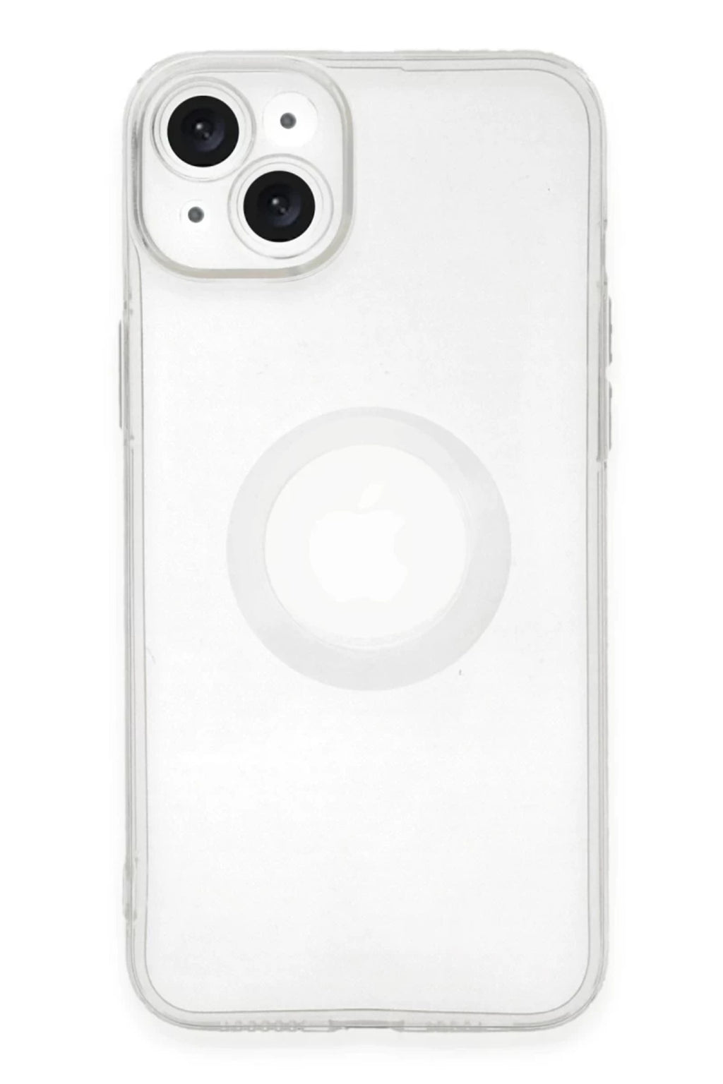 Apple iPhone 14 Plus Uyumlu Kılıf Santa Lens Silikon - Şeffaf