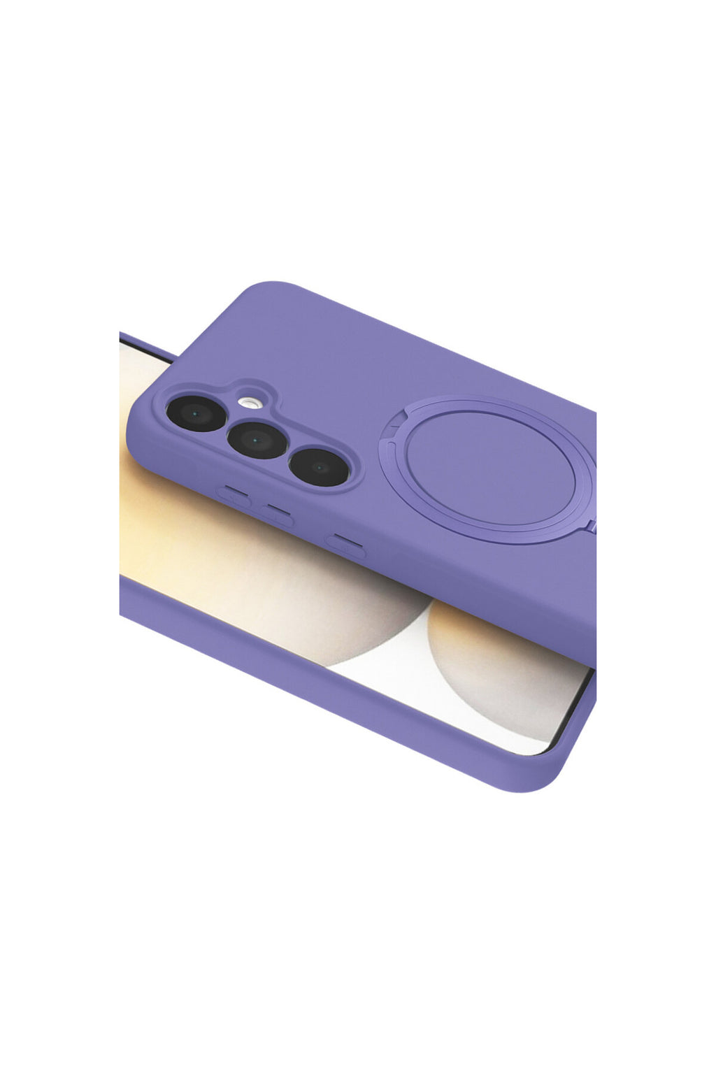 Samsung Galaxy A16 5G Uyumlu Regal Magsafe Standlı Kapak - Lila