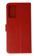 Samsung Galaxy Note 20 Uyumlu Kılıf Trend S Plus Kapaklı Kılıf - Kırmızı