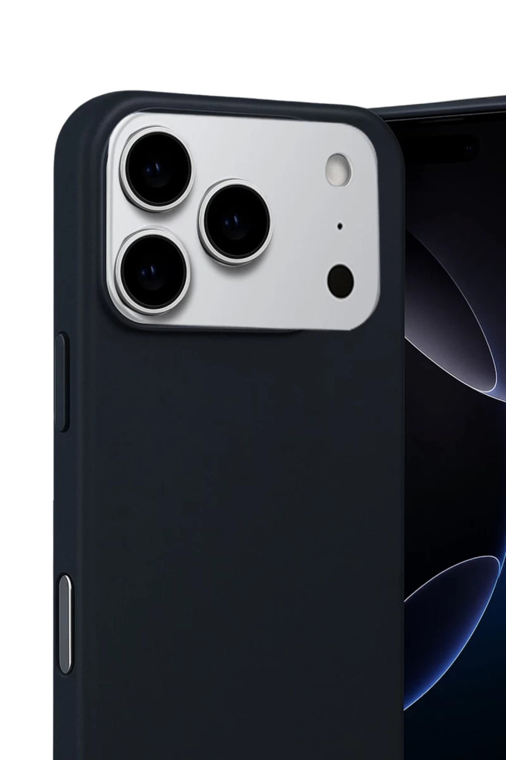 Apple iPhone 17 Pro Max Uyumlu Nano içi Kadife Silikon - Siyah