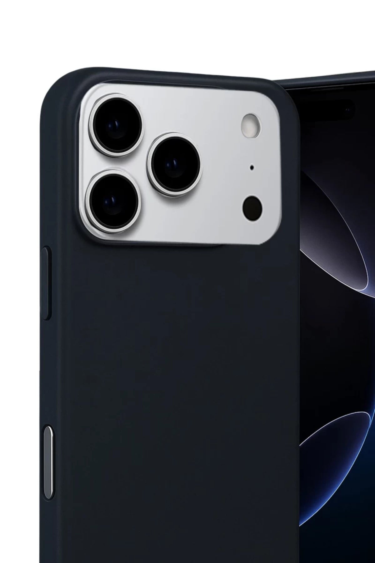 Apple iPhone 17 Pro Max Uyumlu Nano içi Kadife Silikon - Siyah