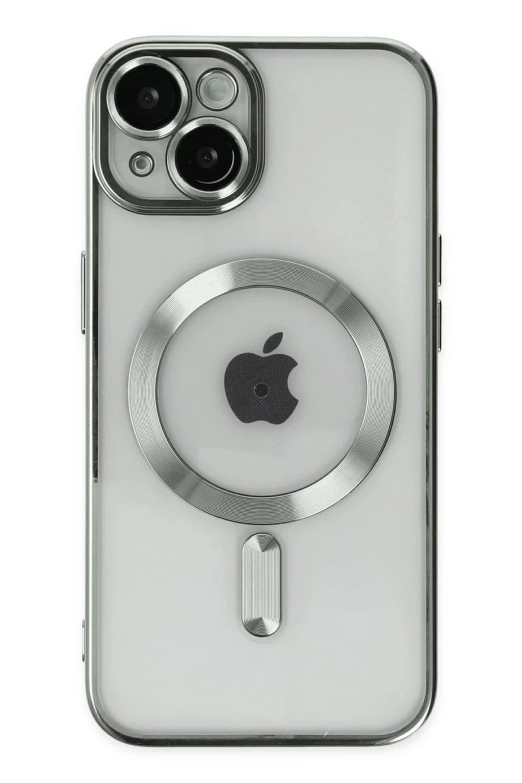 Apple iPhone 14 Uyumlu Kılıf Kross Magneticsafe Kapak - Gümüş
