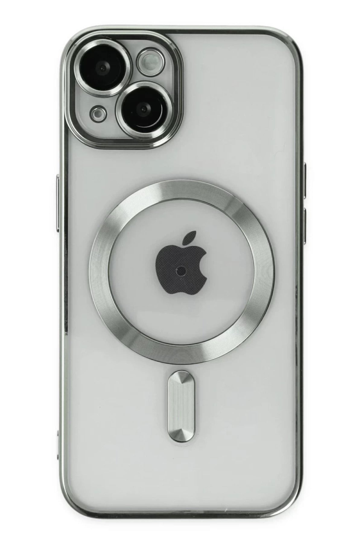 Apple iPhone 14 Uyumlu Kılıf Kross Magneticsafe Kapak - Gümüş