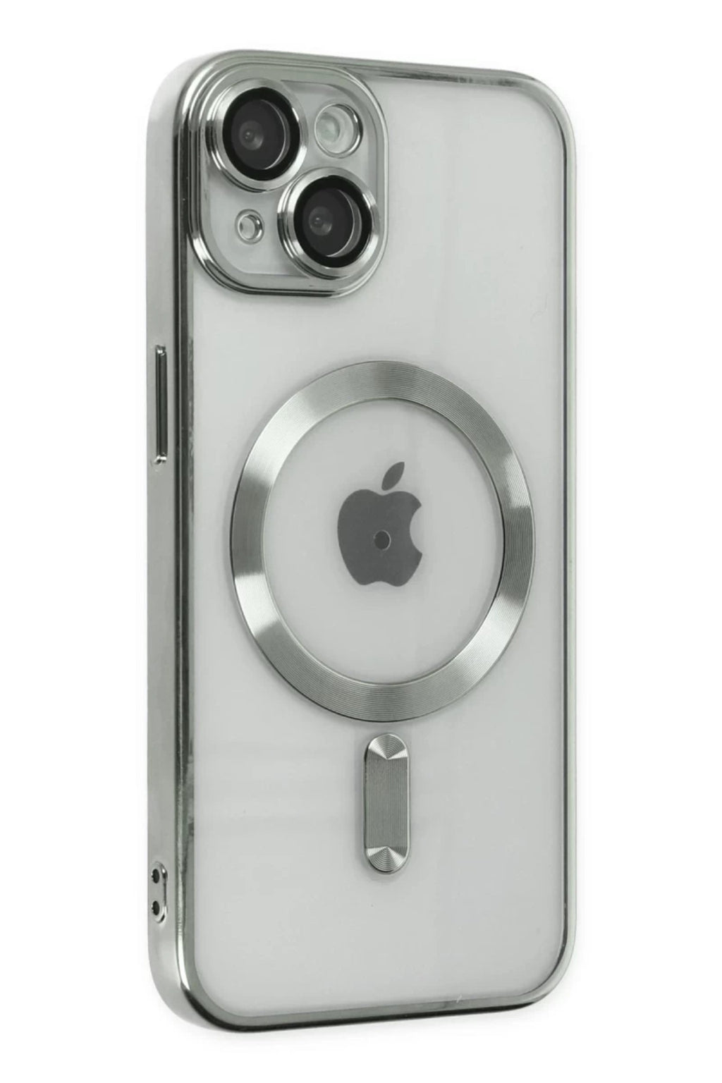 Apple iPhone 14 Uyumlu Kılıf Kross Magneticsafe Kapak - Gümüş