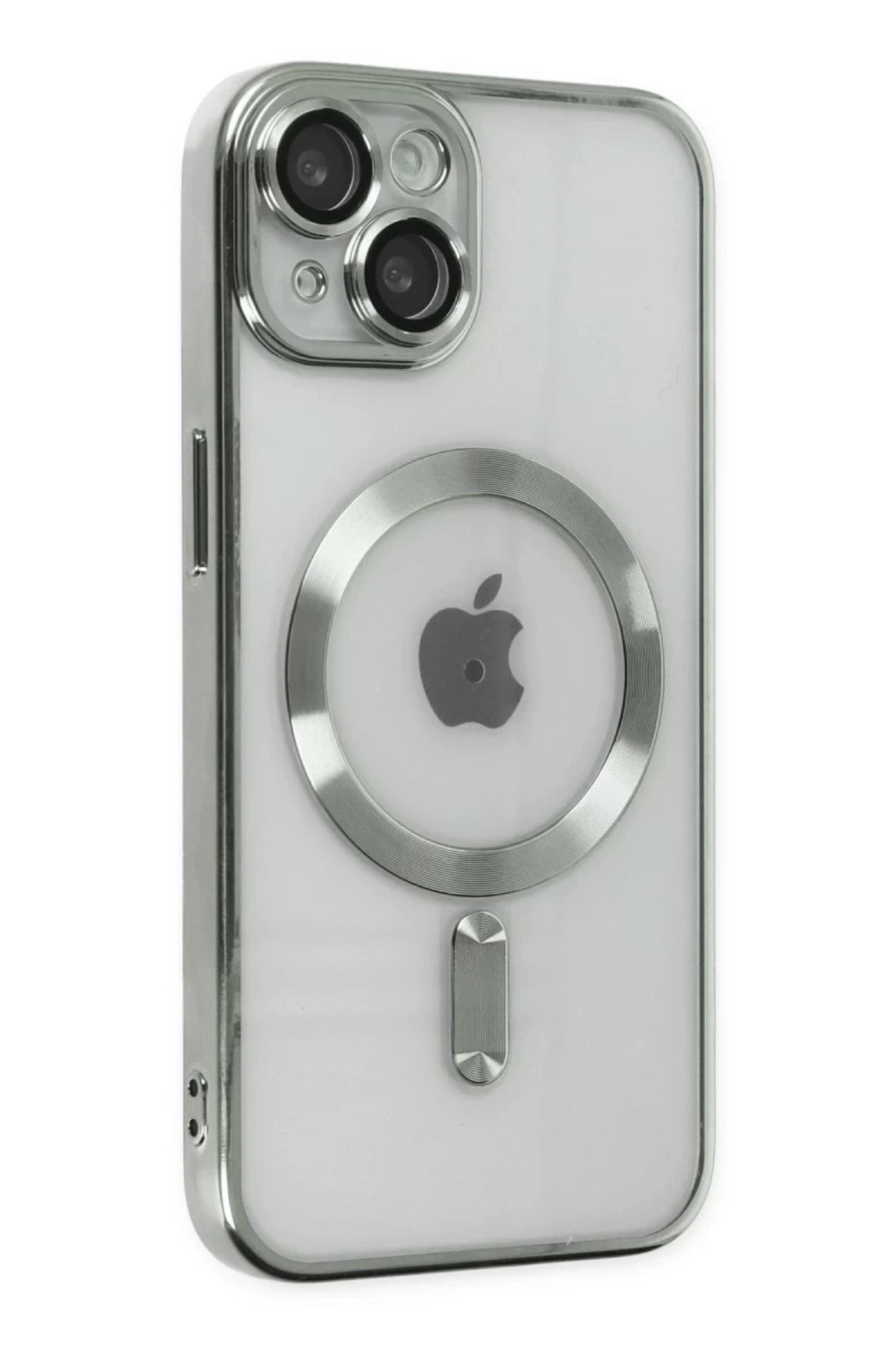 Apple iPhone 14 Uyumlu Kılıf Kross Magneticsafe Kapak - Gümüş