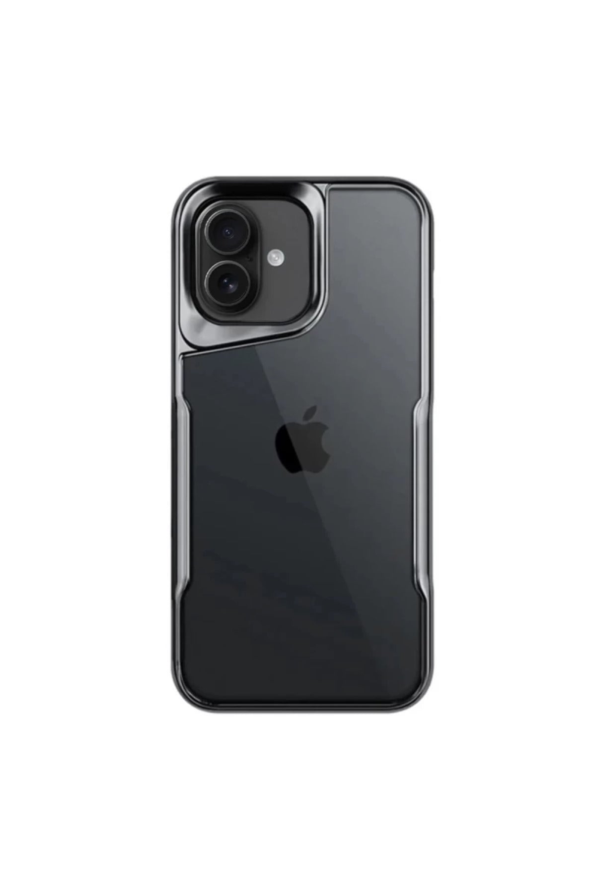 Apple iPhone 16 Uyumlu Kılıf Boyi Silikon Kapak - Titan Gri