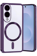 Samsung Galaxy S25 Uyumlu Edge Kross Magneticsafe Kapak - Mor