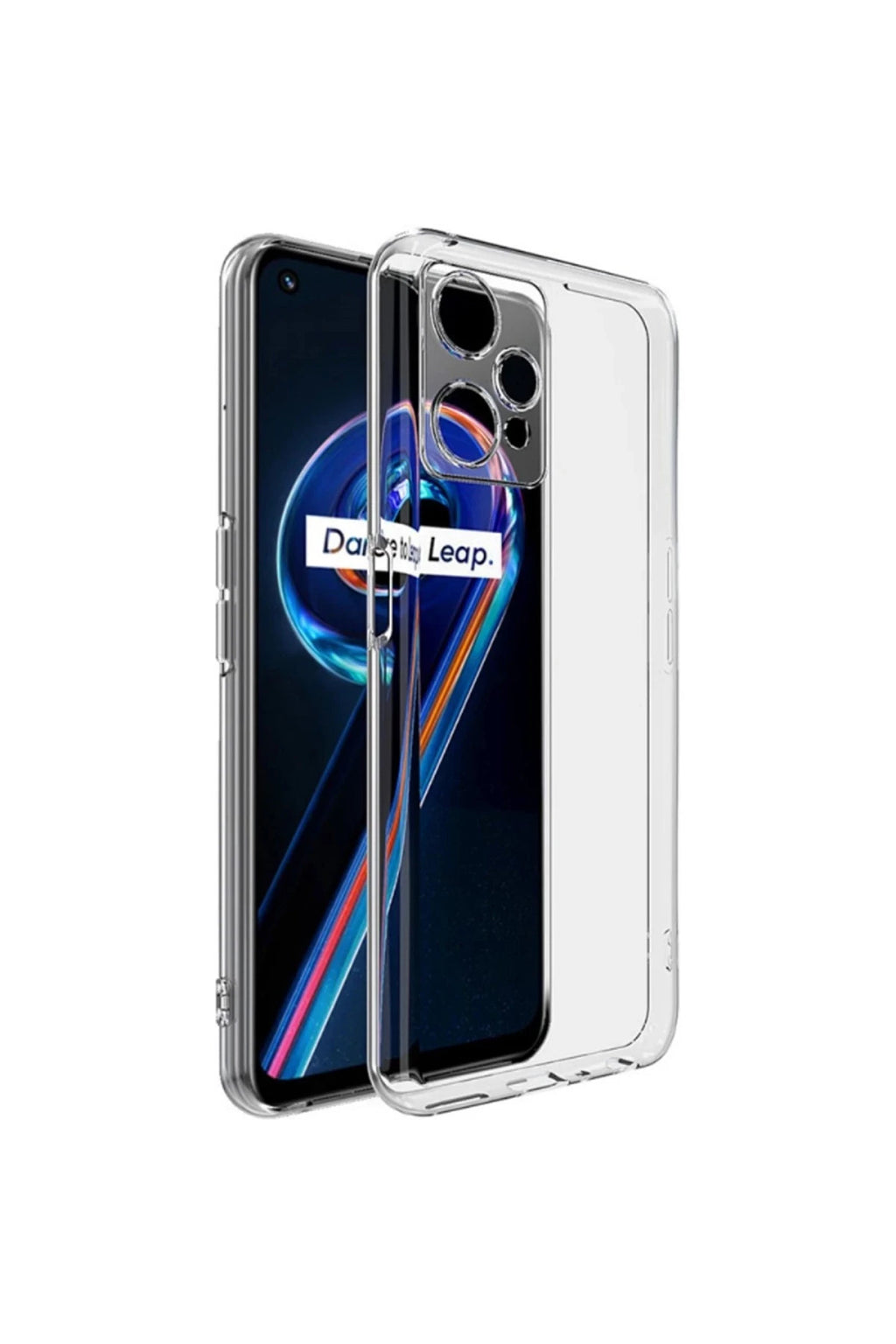 Realme 9 Pro 5G Uyumlu Kılıf Lüx Şeffaf Silikon