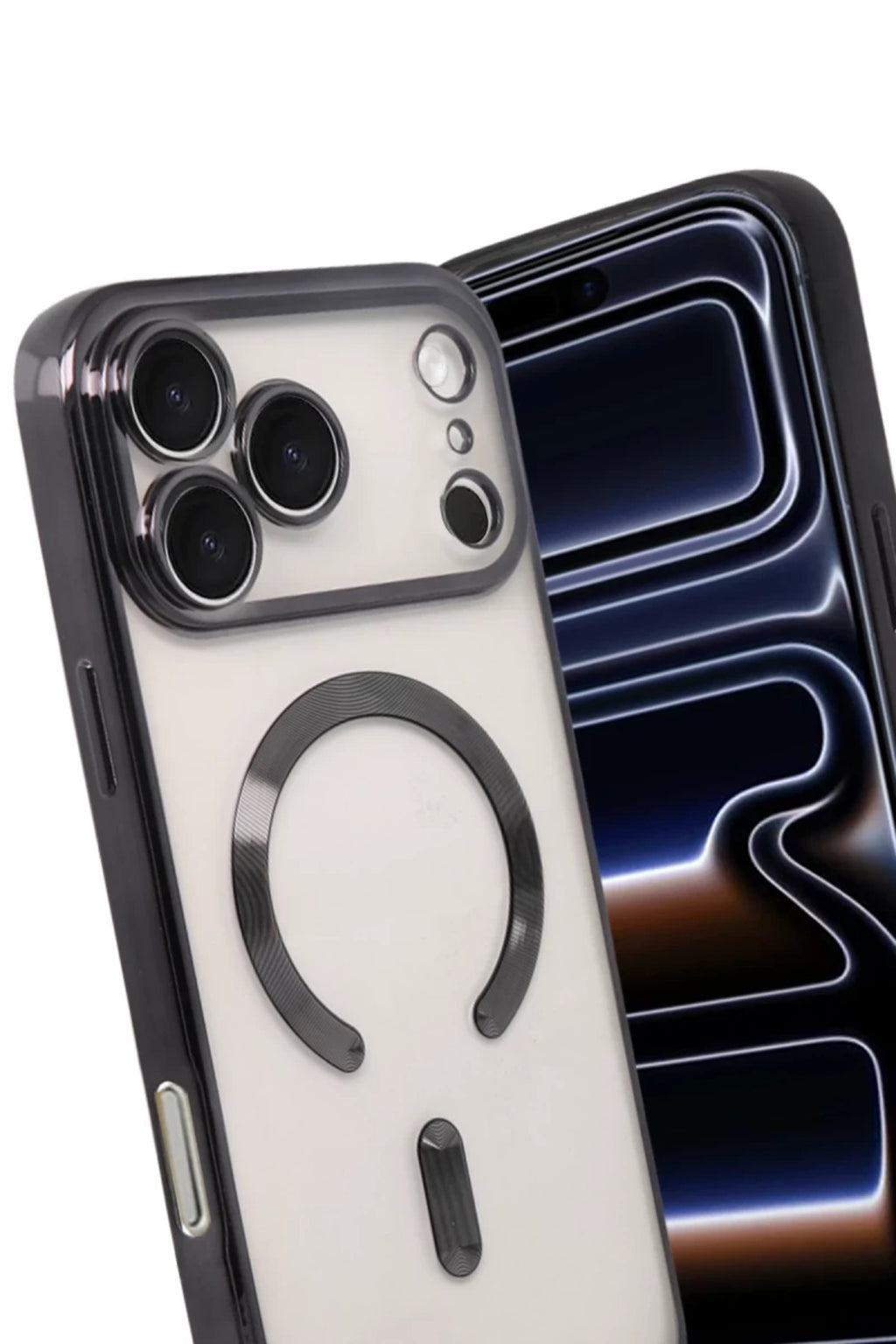 Apple iPhone 17 Pro Max Uyumlu Kross Magneticsafe Kapak - Siyah