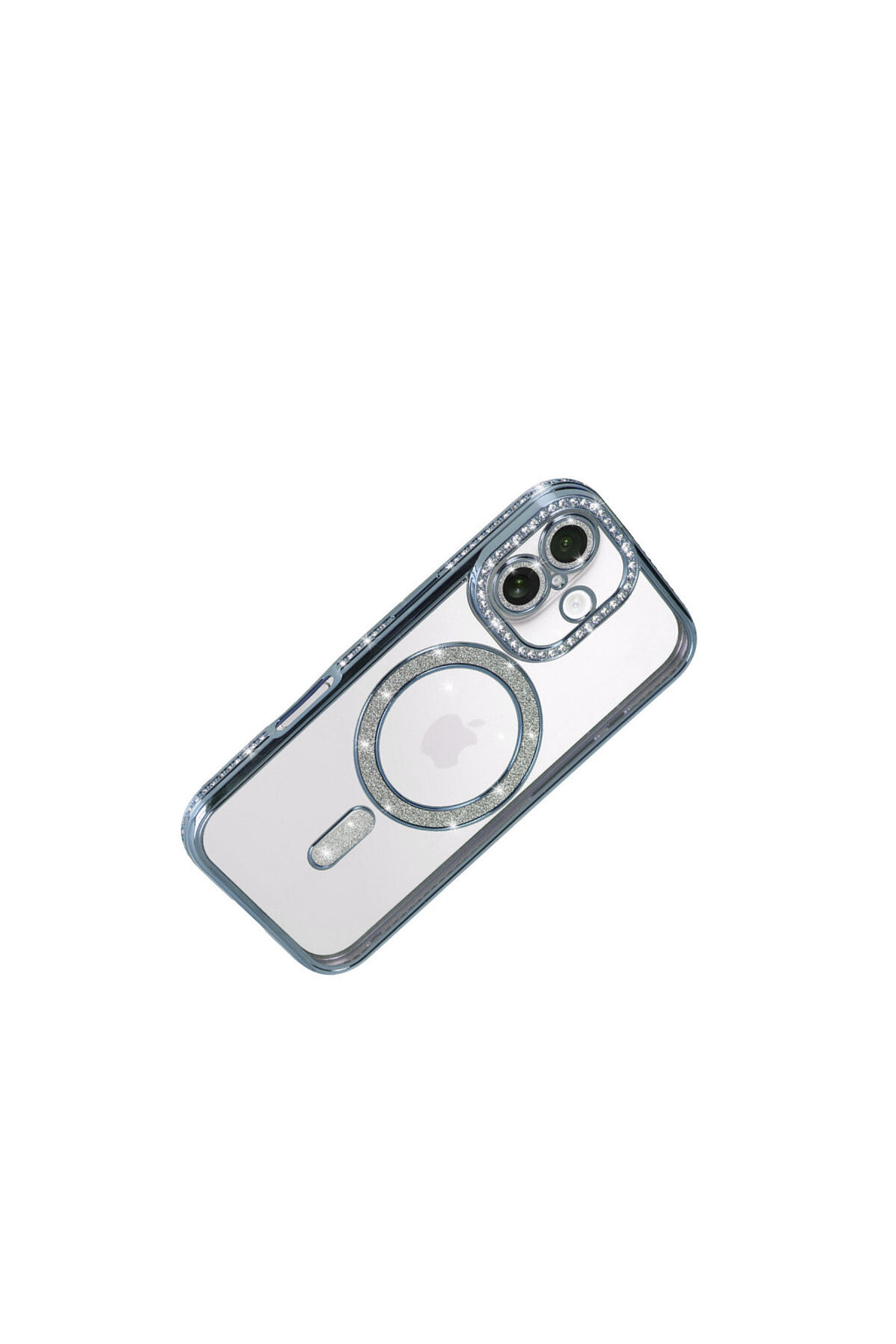Apple iPhone 17 Uyumlu Joke Simli Magneticsafe Kılıf - Mavi