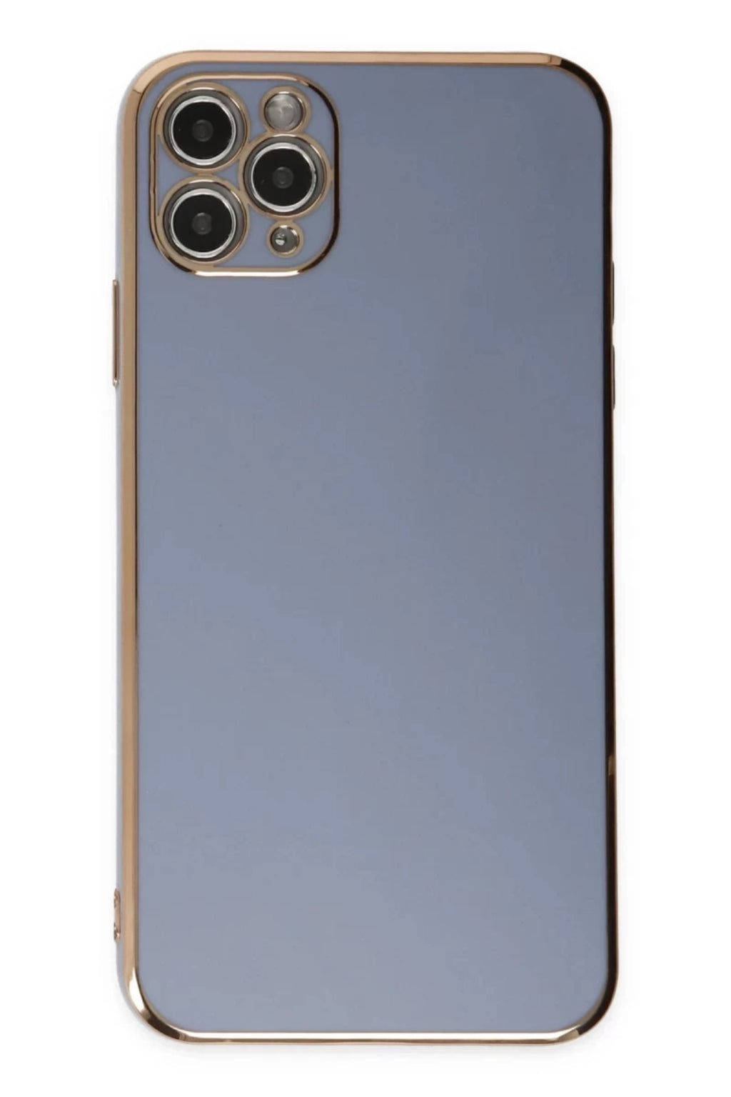 Apple iPhone 11 Pro Max Uyumlu Kılıf Volet Silikon - Mavi