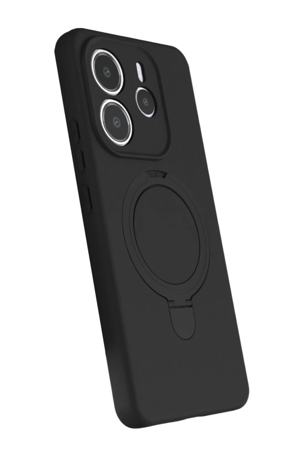 Xiaomi Redmi Note 14 4G Uyumlu Regal Magsafe Standlı Kapak - Siyah