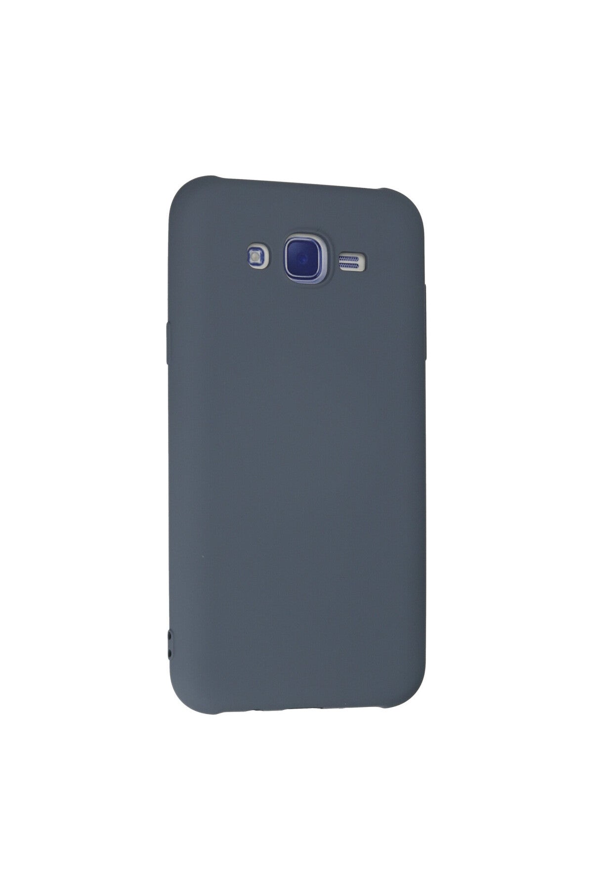 Samsung Galaxy J7 Uyumlu Kılıf Nano içi Kadife Silikon - Gri