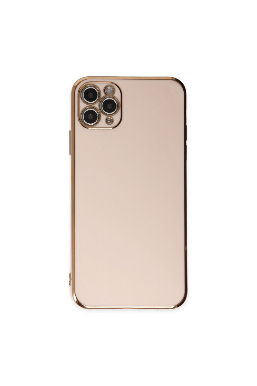Apple iPhone 11 Pro Max Uyumlu Kılıf Volet Silikon - Pembe