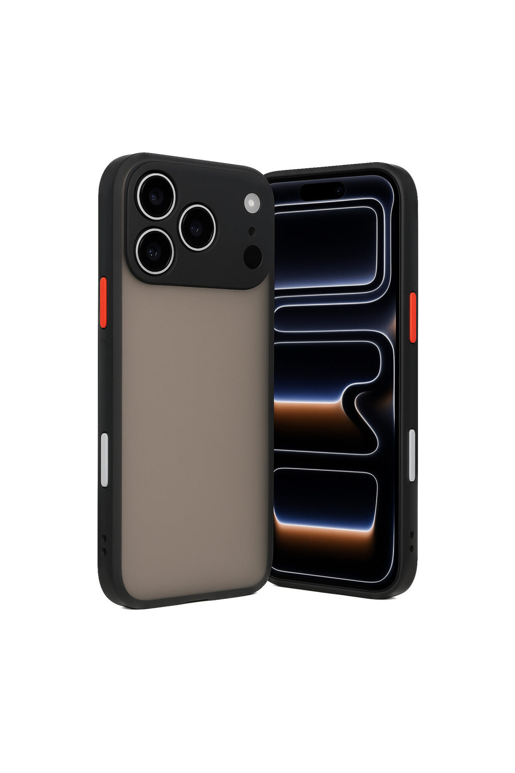 Apple iPhone 17 Pro Uyumlu Kılıf Montreal Silikon Kapak - Siyah
