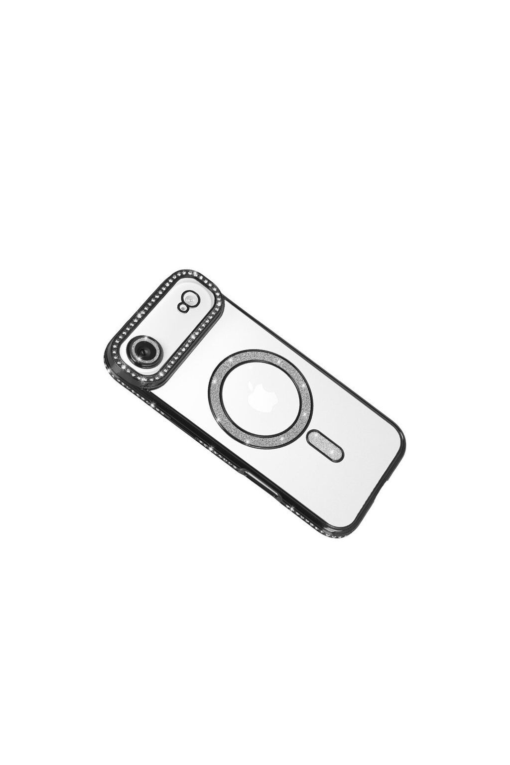 Apple iPhone 17 Air Uyumlu Joke Simli Magneticsafe Kılıf - Siyah